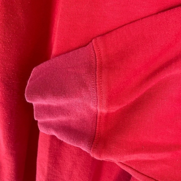 VINTAGE Made In Canada Polo By Ralph Lauren Red Cotton Turtle Neck Mens Size XL - Picture 7 of 10